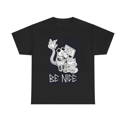 WHERE AM I? - Black Unisex Heavy Cotton Tshirt