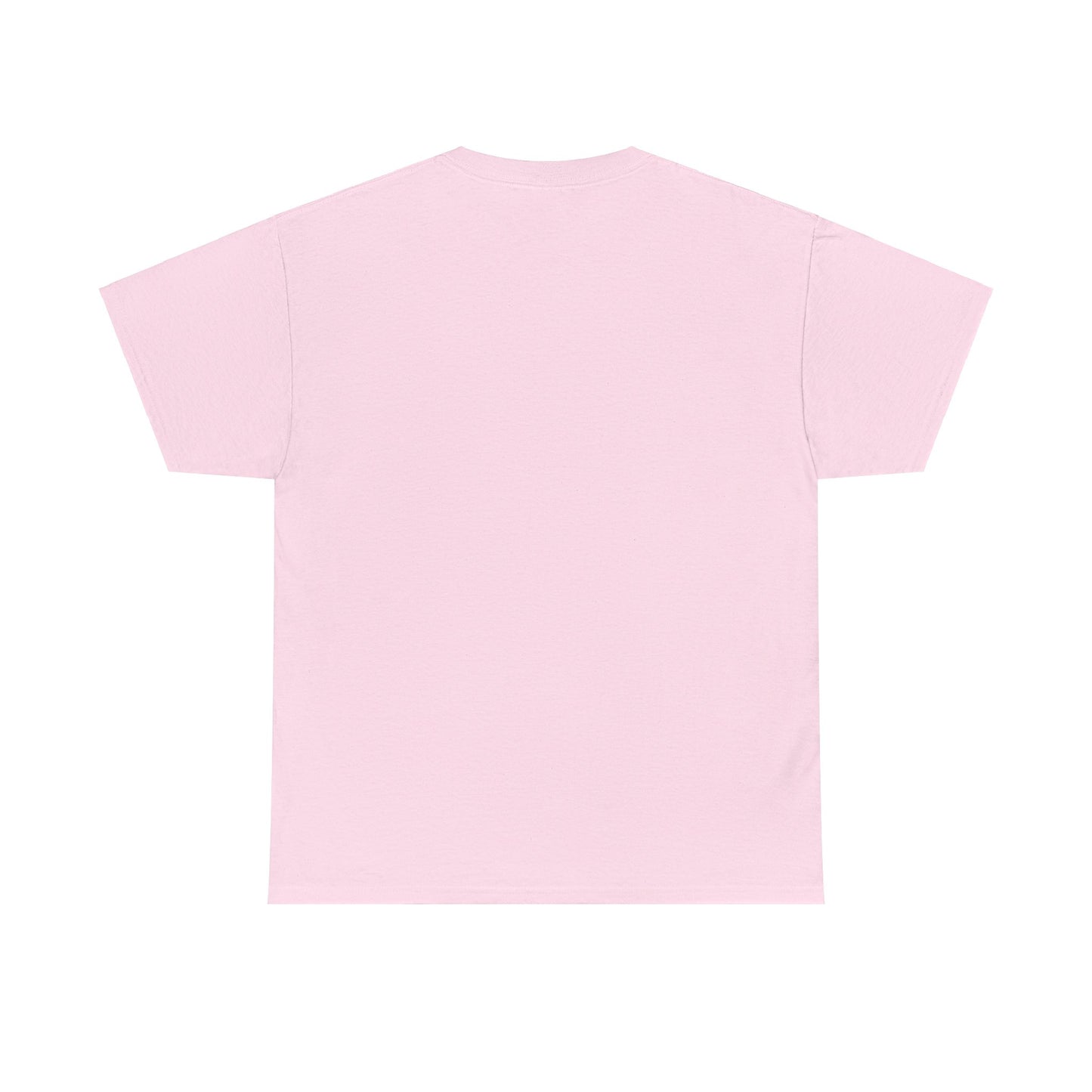 BE N!CE Band Logo - White/Pink Unisex Heavy Cotton Tshirt