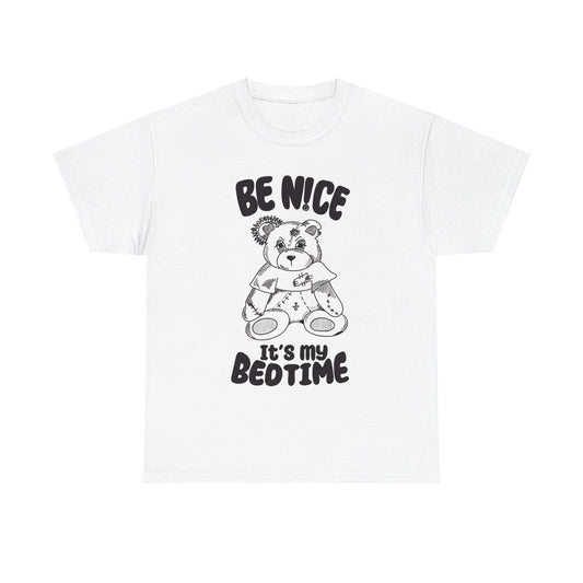 IT'S MY BEDTIME - White Unisex Heavy Cotton Tshirt